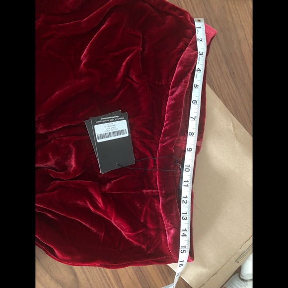 Reformation Clint Pant in Crimson Sz 10 - Picture 6 of 7